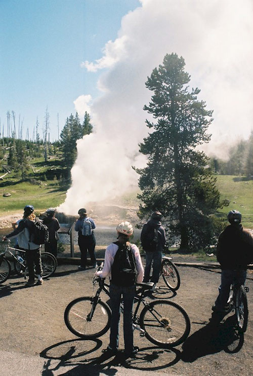 Yellowstone bike tour