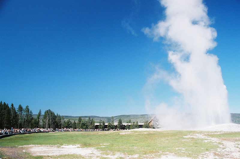 Yellowstone geyser